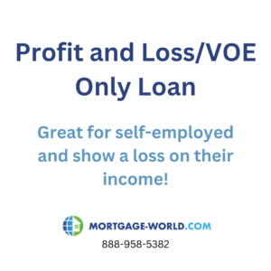 PROFIT AND LOSS AND VOE ONLY MORTGAGE CONNECTICUT